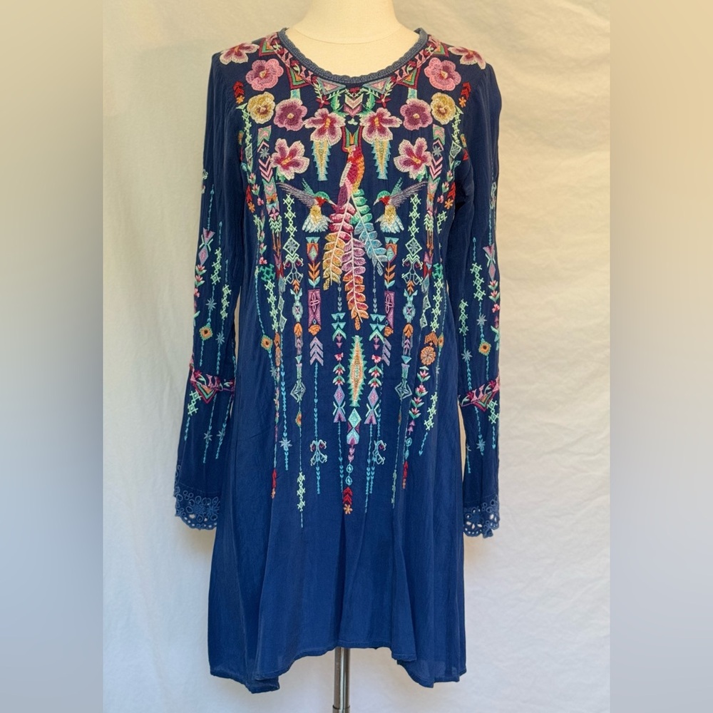 Johnny Was Embroidered Dress